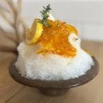 マイヤーレモンとジンジャーのかき氷