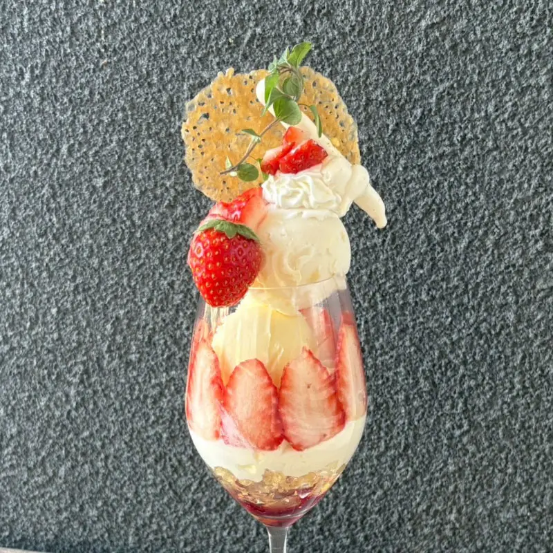 贅沢いちごパフェ‗一汁一飯