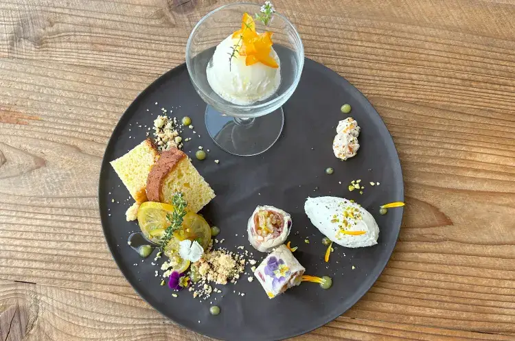 特製オリーブオイルのスイーツプレート